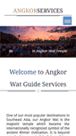 Mobile Screenshot of angkorwatguideservices.com